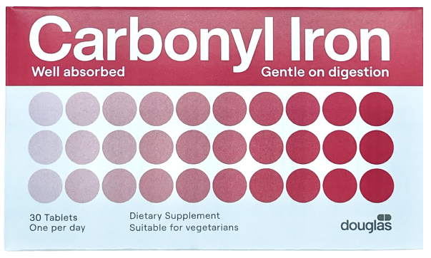 Carbonyl Iron Tablets 18mg 30